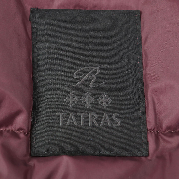 美品○TATRAS タトラス LTL18A4142 Rライン ロゴワッペン付き ナイロン切替 スタンドカラー ダウンコート 02 正規品 レディース