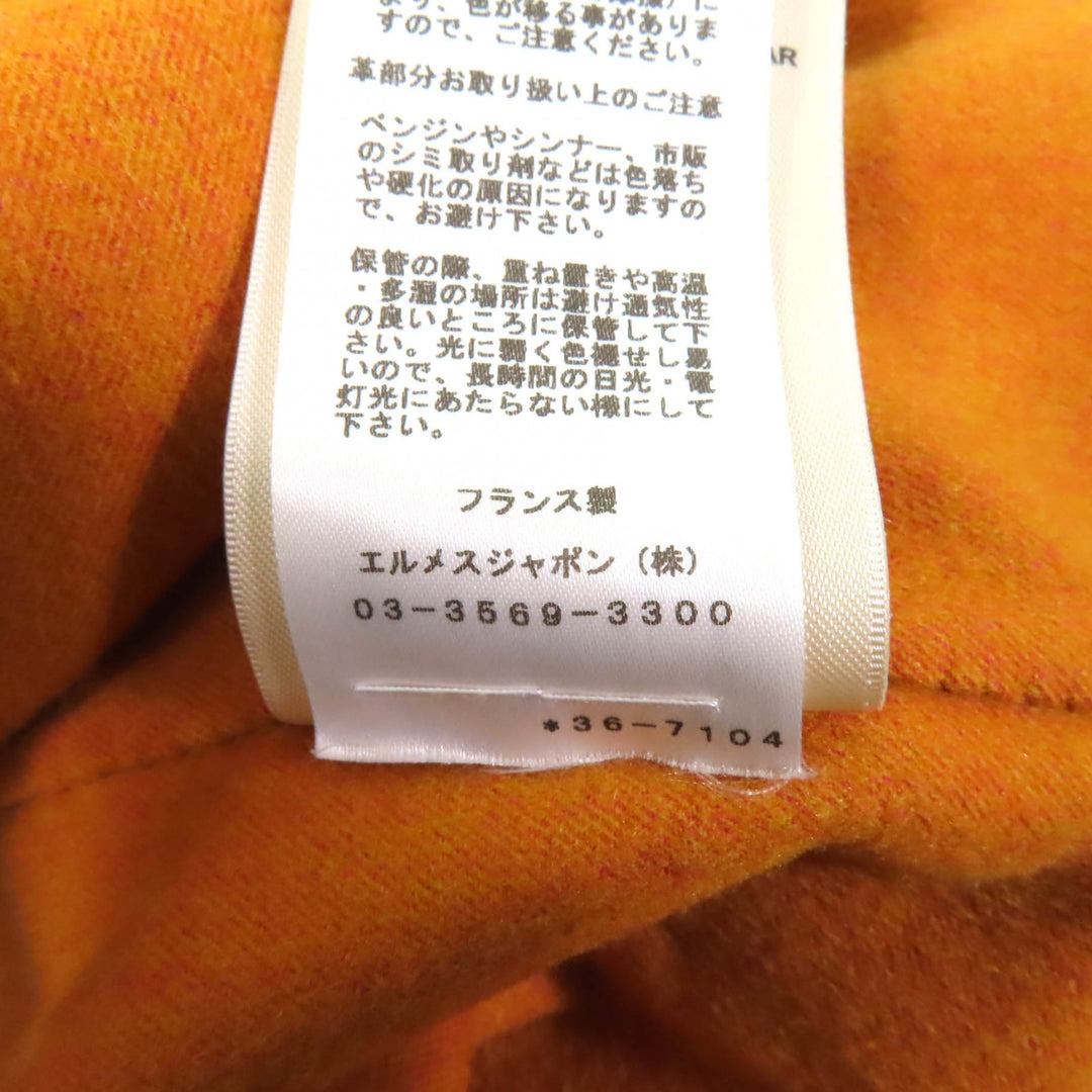 極美品★HERMES エルメス 2023年製 3E0105DC カシミヤ シルク混 ダブルフェイス ZIP UP フーデッドコート ブラウン 38 正規品 レディース