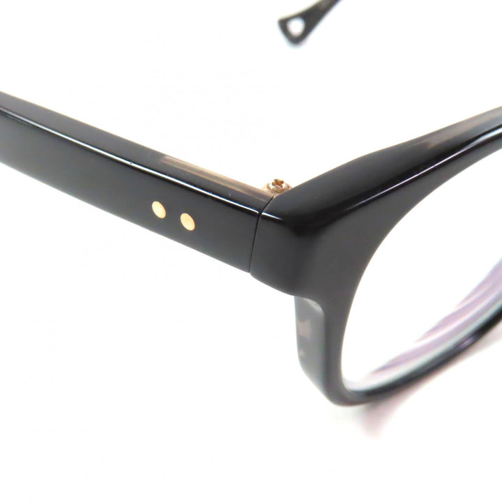 良品▼DITA ディータ DRX-3026 PLUME ウェリントン メガネ 眼鏡 アイウェア ブラック 50□17-142 度入り 箱・ケース付き 日本製 メンズ