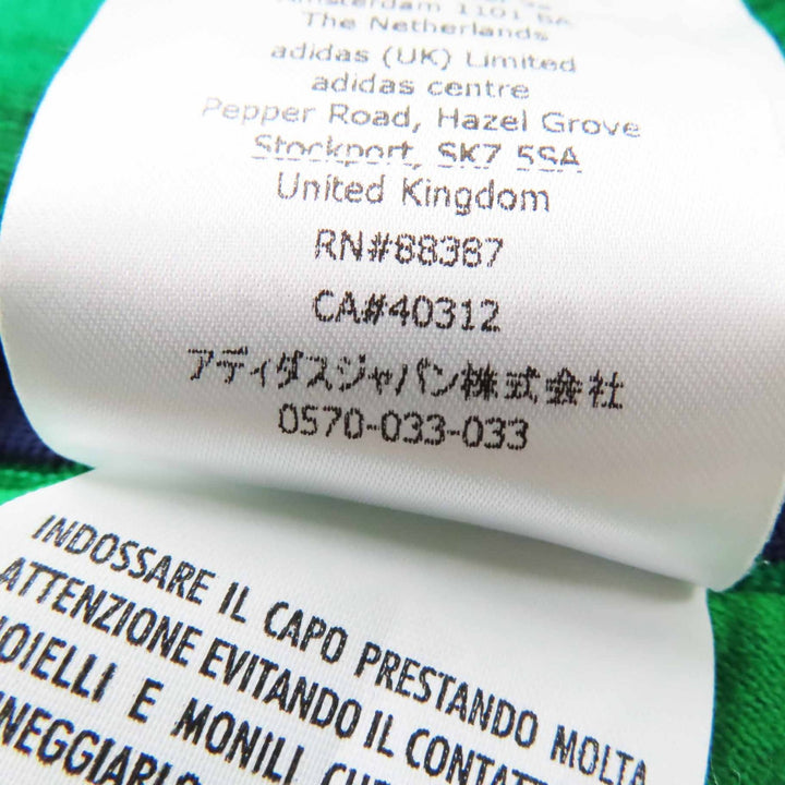 極美品◎GUCCI×adidas グッチ×アディダス 693830 GG トレフォイル ウールジャガードジョガーパンツ グリーン ブルー XS 伊製 正規品