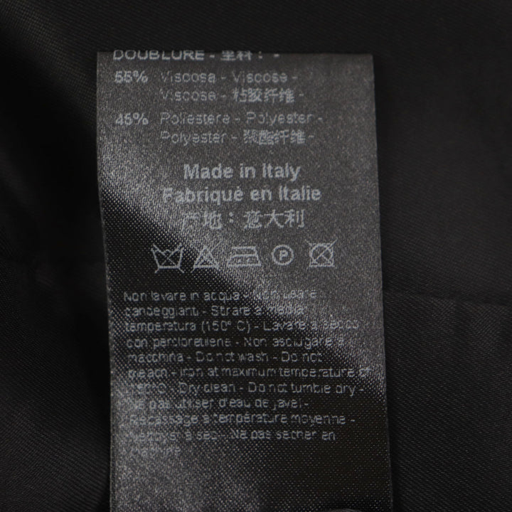 極美品▼NEIL BARRETT TUXEDO ニールバレット タキシード SLIM FIT TUXEDO 袖ライン シングルジャケット テーラード ブラック 52 伊製
