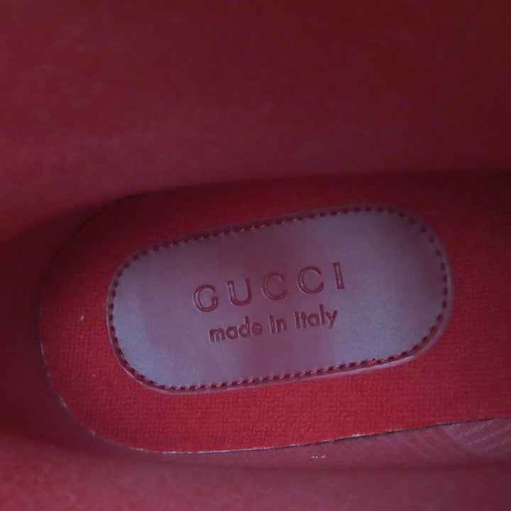 未使用品☆GUCCI グッチ 724458 インターロッキングG ラバー レインブーツ レインシューズ ピンク 36 保存袋付き イタリア製 レディース