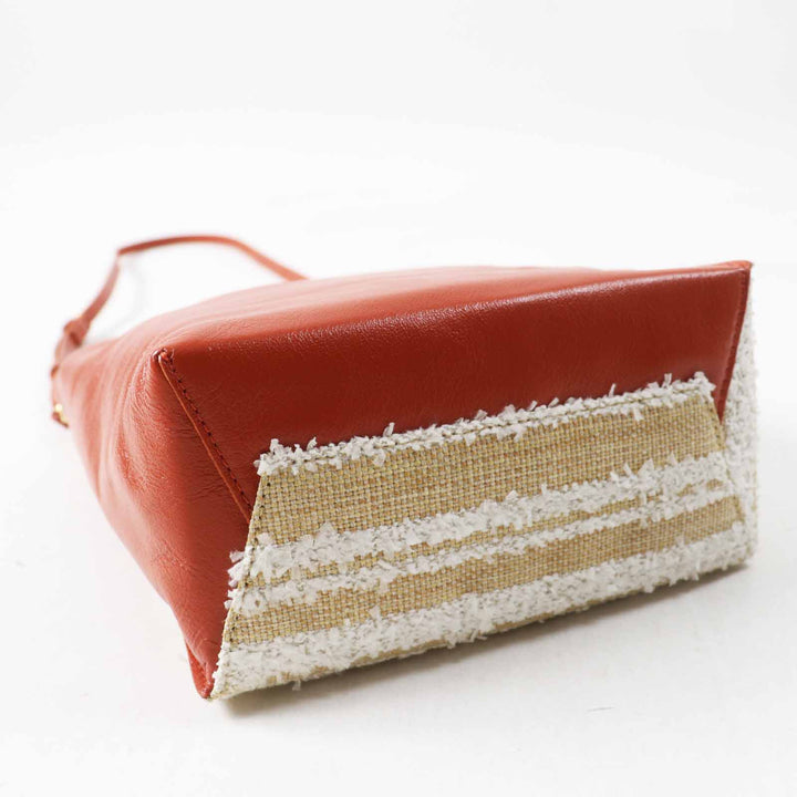 極美品◎MARNI マルニ MUSEO MINI ミュゼオ ミニ キャンバス レザー 2WAY ハンド／ショルダーバッグ マルチ イタリア製 レディース