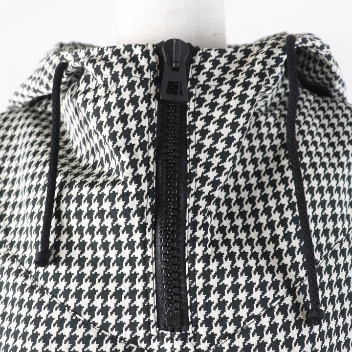 未使用品☆Christian Dior クリスチャンディオール 017C10A2856 アノラック 千鳥格子柄 オーバーサイズ ブルゾン L 正規品 レディース