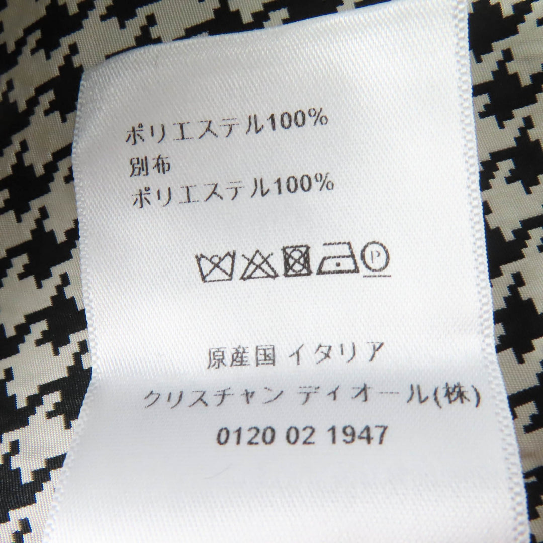 未使用品☆Christian Dior クリスチャンディオール 017C10A2856 アノラック 千鳥格子柄 オーバーサイズ ブルゾン L 正規品 レディース