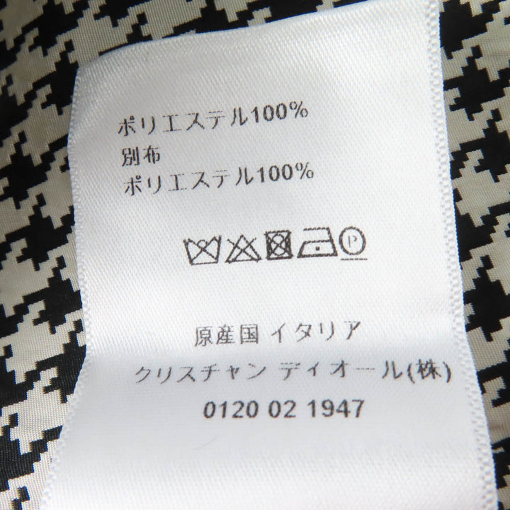 未使用品☆Christian Dior クリスチャンディオール 017C10A2856 アノラック 千鳥格子柄 オーバーサイズ ブルゾン L 正規品 レディース