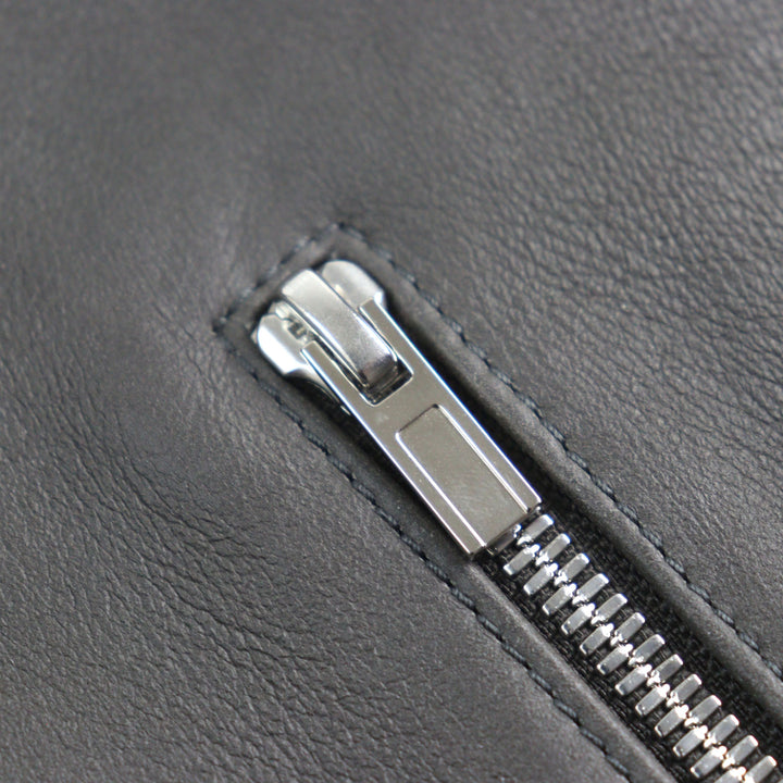 極美品○HERMES エルメス 053265HATC54 羊革 牛革 リバーシブル ダブルフェイス シアリング ムートンジャケット ブルゾン XL相当 正規品