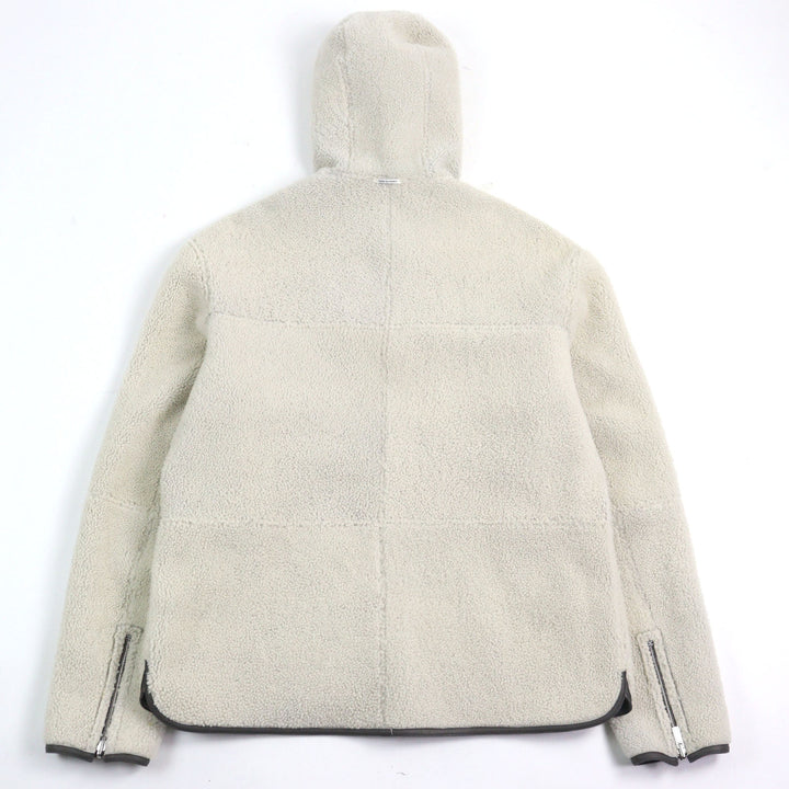 極美品○HERMES エルメス 053265HATC54 羊革 牛革 リバーシブル ダブルフェイス シアリング ムートンジャケット ブルゾン XL相当 正規品
