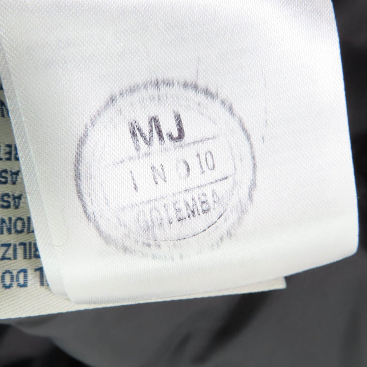 美品☆MONCLER モンクレール SOLOGNE ウール100％ ロゴタグ付 ZIP UP ダウンコート ダークグレー 2 正規品 レディース
