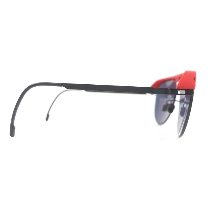 極美品▼マイキータ ライカ ML02 ハンドメイド 現行品 PATENTED サングラス ブラック レッド 57□15 135 箱付き ドイツ製 定価127600円