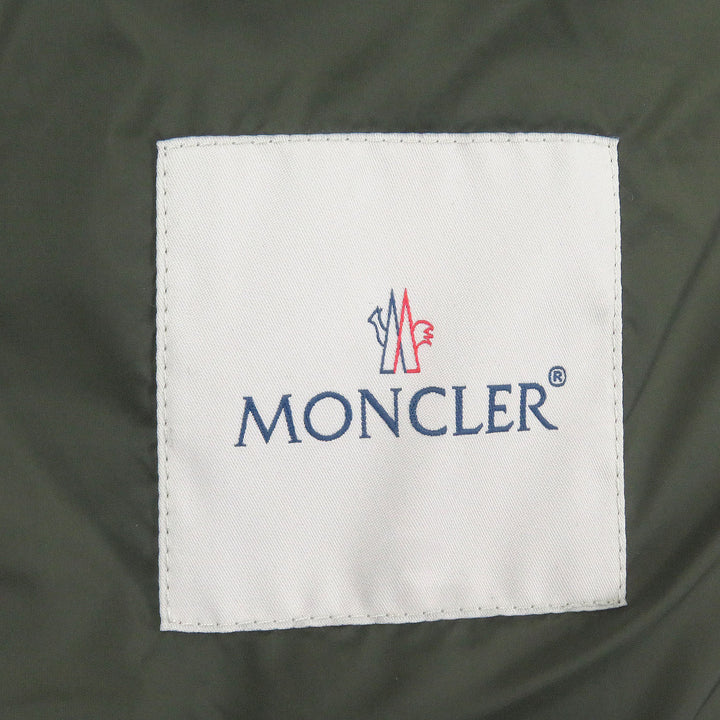 極美品□MONCLER モンクレール 21-22AW REYNAUD フーデッド ダウンジャケット セージグリーン 0 ハンガー・ガーメント付き 正規品 メンズ