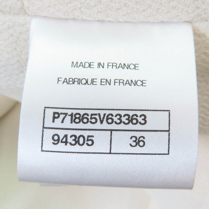 極美品☆CHANEL シャネル 22C P71865V63363 シルク100％ ラインストーン ココマークボタン ノーカラージャケット ブラック 36 正規品