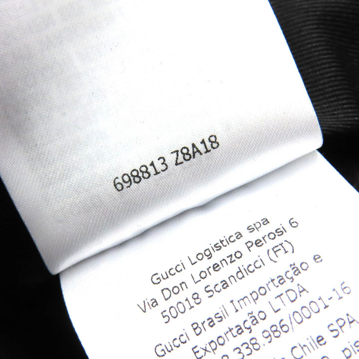 極美品△GUCCI グッチ 698813 ウール モヘア GGマーモント ウェブライン スラックス パンツ ブルー 46 イタリア製 正規品 メンズ
