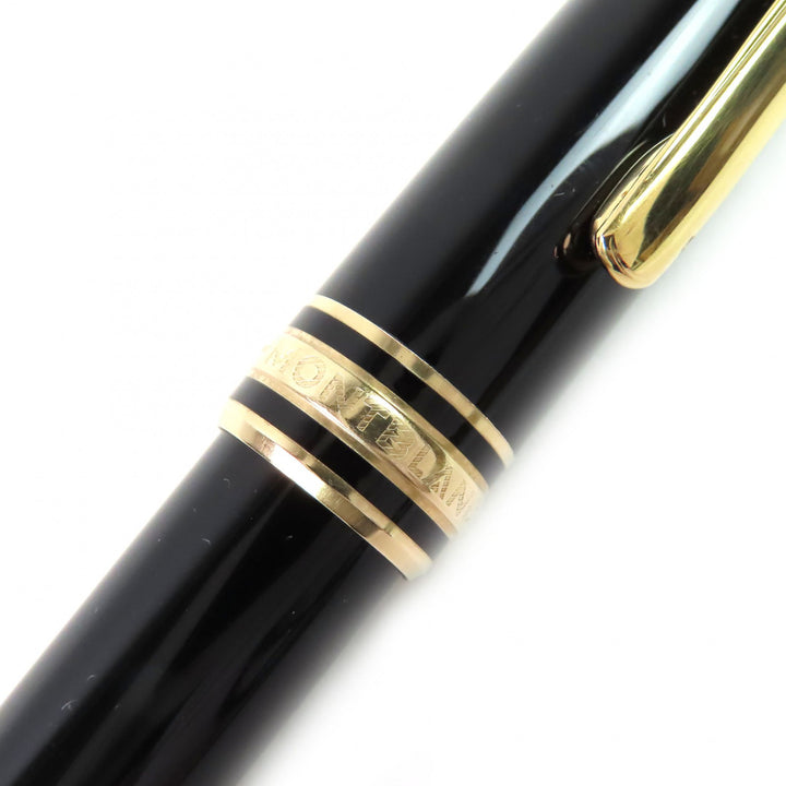 良品△MONTBLANC モンブラン マイスターシュテュック クラシック ペン先14K EFニブ ホワイトスター 万年筆 ブラック ゴールド ドイツ製