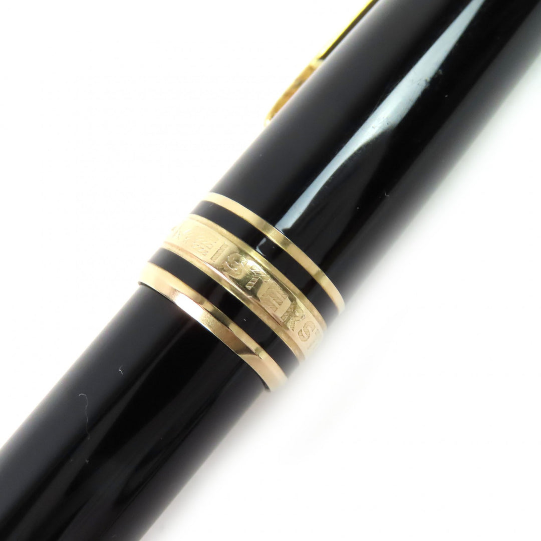 良品△MONTBLANC モンブラン マイスターシュテュック クラシック ペン先14K EFニブ ホワイトスター 万年筆 ブラック ゴールド ドイツ製