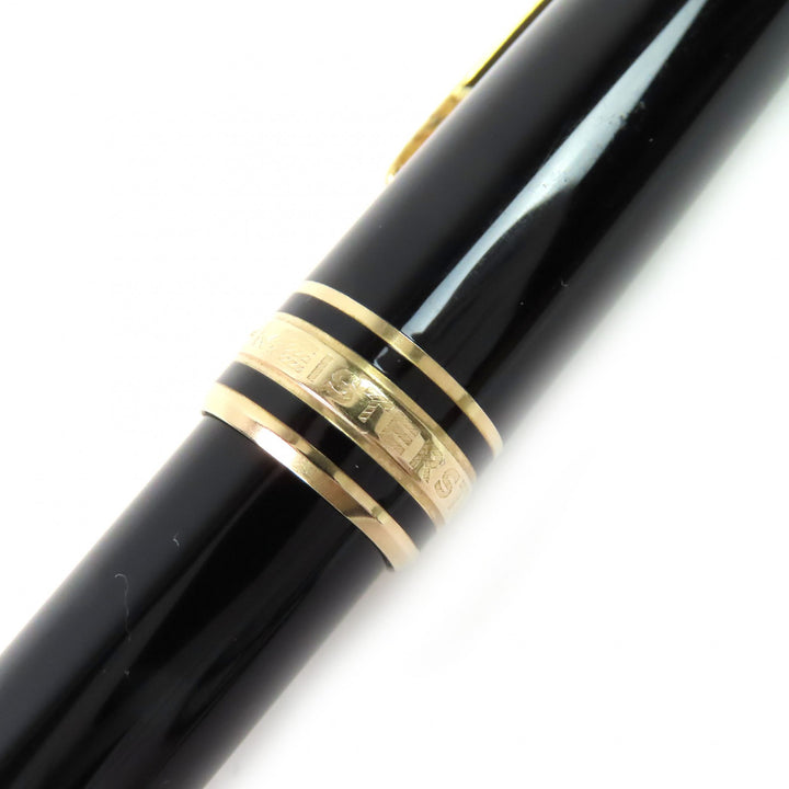 良品△MONTBLANC モンブラン マイスターシュテュック クラシック ペン先14K EFニブ ホワイトスター 万年筆 ブラック ゴールド ドイツ製
