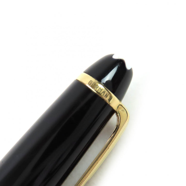 良品△MONTBLANC モンブラン マイスターシュテュック クラシック PIX ホワイトスター ツイスト ボールペン ブラック ゴールド 筆記確認済