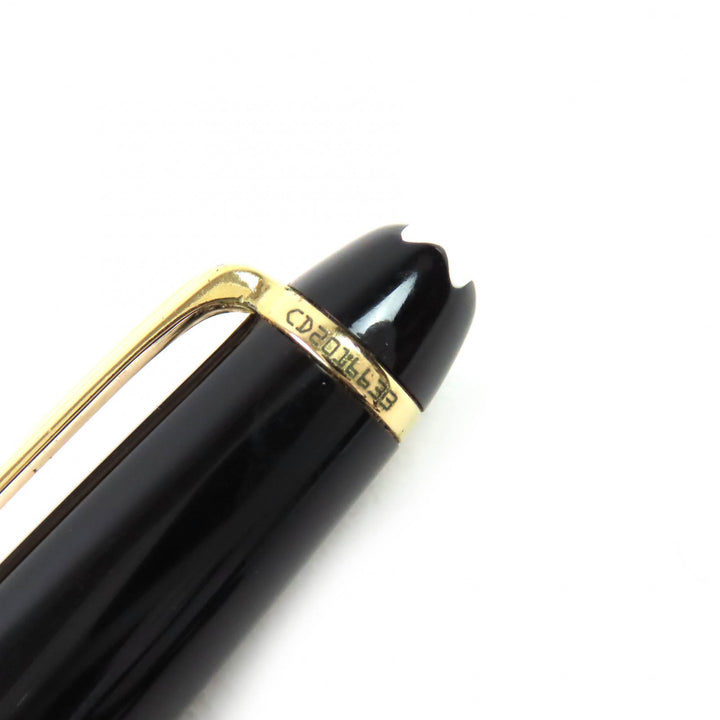 良品△MONTBLANC モンブラン マイスターシュテュック クラシック PIX ホワイトスター ツイスト ボールペン ブラック ゴールド 筆記確認済