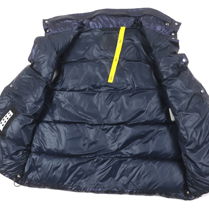 極美品▼MONCLER GENIUS 2 モンクレール ジーニアス 2 2021年製 IDIR フード入り ロゴワッペン付き ジレ ダウンベスト 2 正規品 メンズ