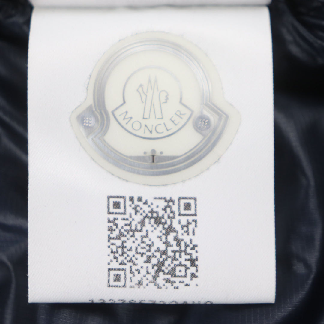 極美品▼MONCLER GENIUS 2 モンクレール ジーニアス 2 2021年製 IDIR フード入り ロゴワッペン付き ジレ ダウンベスト 2 正規品 メンズ