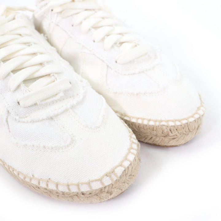 未使用品☆Maison Margiela 22 メゾンマルジェラ22 22AW S38WS0192 レースアップ エスパドリーユ シューズ ホワイト 37 箱付 レディース