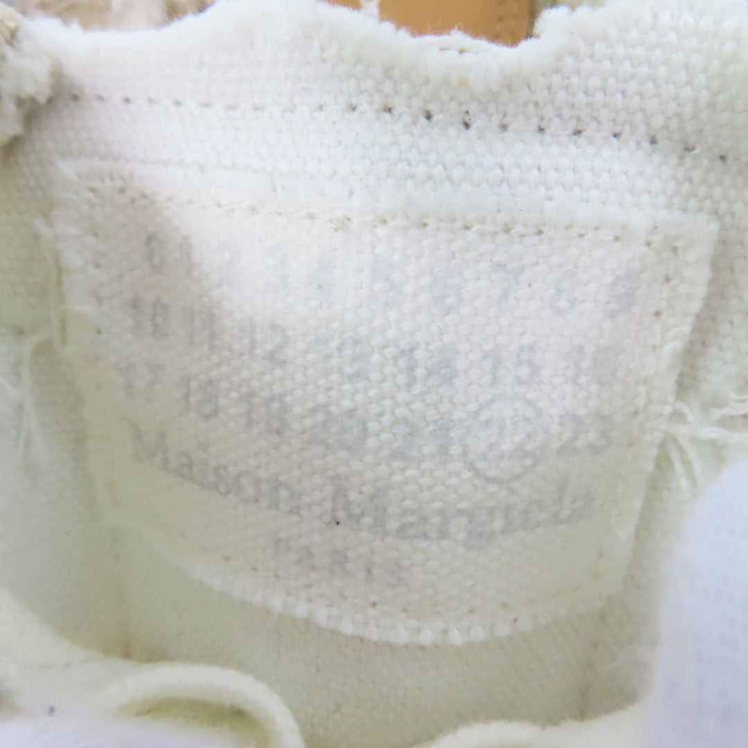 未使用品☆Maison Margiela 22 メゾンマルジェラ22 22AW S38WS0192 レースアップ エスパドリーユ シューズ ホワイト 37 箱付 レディース