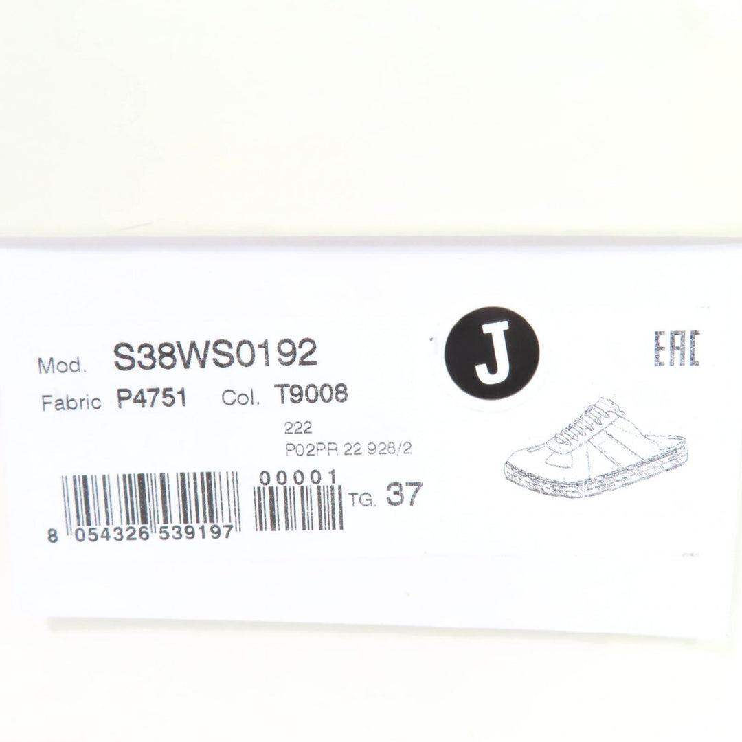 未使用品☆Maison Margiela 22 メゾンマルジェラ22 22AW S38WS0192 レースアップ エスパドリーユ シューズ ホワイト 37 箱付 レディース