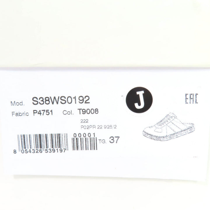 未使用品☆Maison Margiela 22 メゾンマルジェラ22 22AW S38WS0192 レースアップ エスパドリーユ シューズ ホワイト 37 箱付 レディース