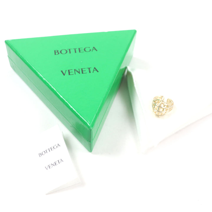 極美品▼BOTTEGAVENETA ボッテガヴェネタ 707858 3Dワイヤー リング・指輪 AG925 ゴールド 13 箱・保存袋付き 重量6.58g メンズ