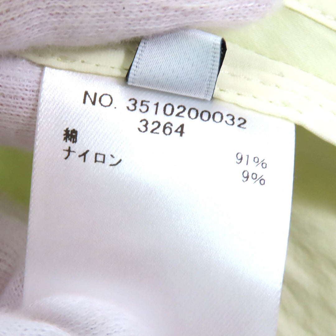 未使用品△ebure エブール 3510200032 ベルト付き リンクルコットン スタンドノーカラー トレンチコート 38 正規品 定価121000円