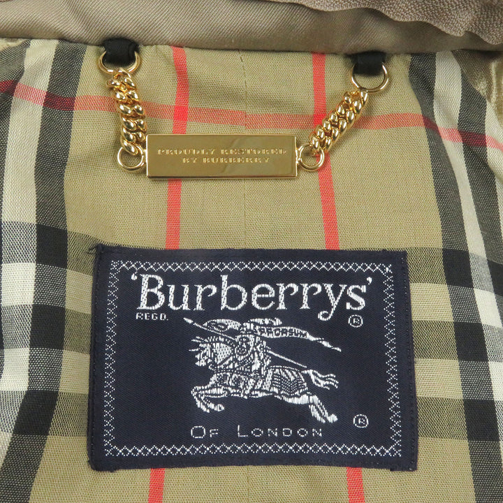 人気□Burberrys バーバリー ヴィンテージ Trench Restored 伊勢丹新宿限定 20/78 裏ノバチェック トレンチコート ベージュ Lサイズ相当