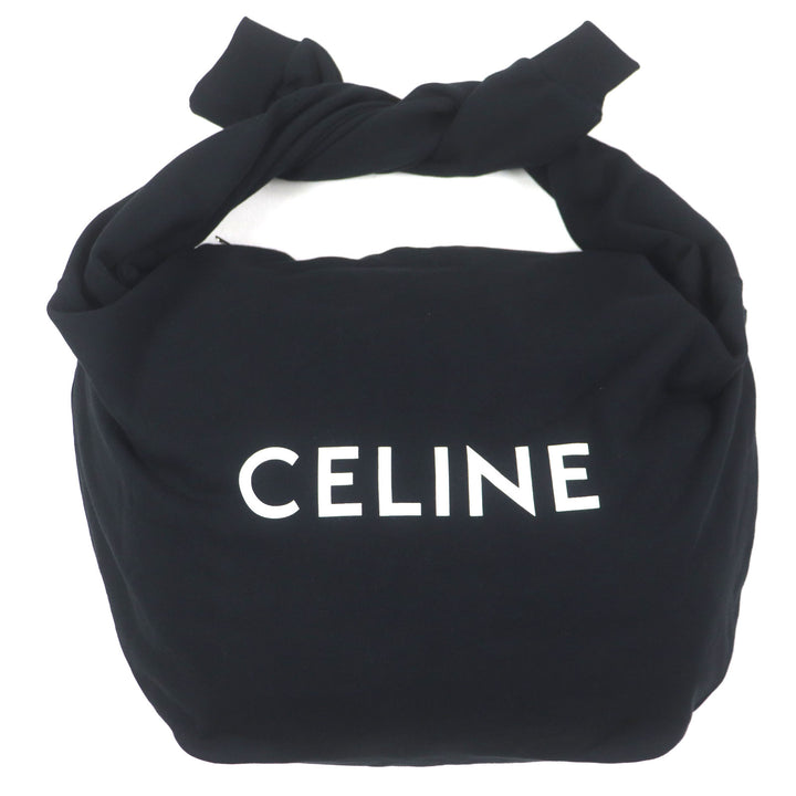 極美品▼セリーヌ 11020 2EKO MEDIUM SWEAT BAG ミディアム スウェットバッグ ロゴ クロスバッグ ショルダーバッグ 保存袋付き 正規品