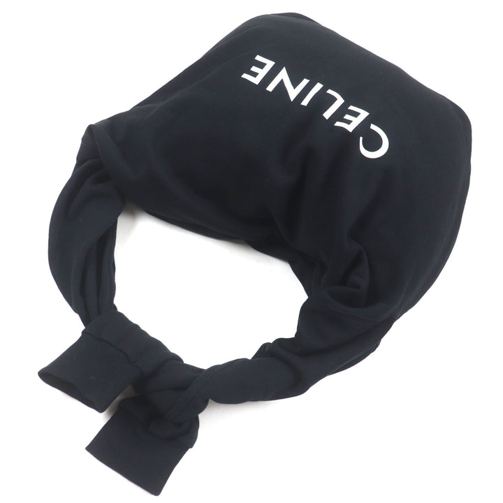 極美品▼セリーヌ 11020 2EKO MEDIUM SWEAT BAG ミディアム スウェットバッグ ロゴ クロスバッグ ショルダーバッグ 保存袋付き 正規品