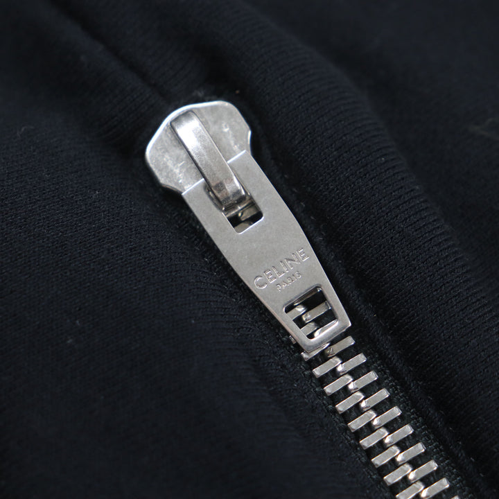 極美品▼セリーヌ 11020 2EKO MEDIUM SWEAT BAG ミディアム スウェットバッグ ロゴ クロスバッグ ショルダーバッグ 保存袋付き 正規品