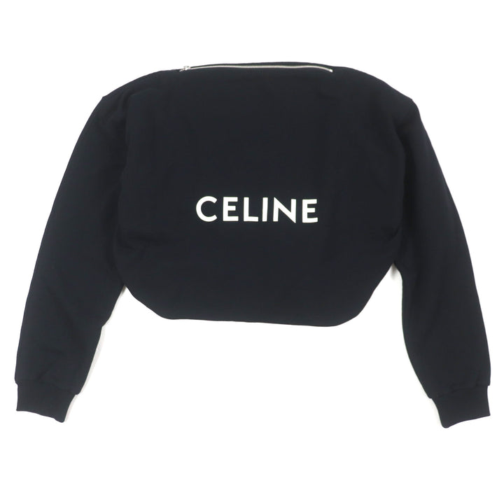 極美品▼セリーヌ 11020 2EKO MEDIUM SWEAT BAG ミディアム スウェットバッグ ロゴ クロスバッグ ショルダーバッグ 保存袋付き 正規品