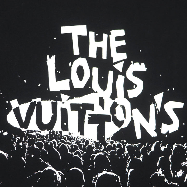 未使用品▼LOUIS VUITTON ルイヴィトン 23SS LVコンサートプリント インサイドアウト 半袖Ｔシャツ ブラック S イタリア製 正規品 メンズ