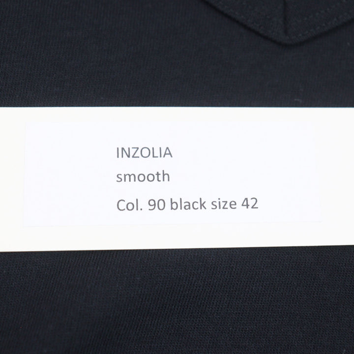 未使用品○ANTICIPO アンティーチポ INZOLIA インツォリア ロゴタグ スムースコットン Vネック リブ切替 半袖Ｔシャツ 42 正規品 メンズ