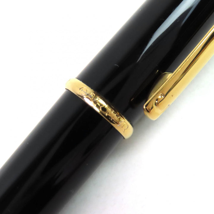 美品△Cartier カルティエ ディアボロ ドゥ カルティエ ブルージェムストーン ツイスト式 ボールペン ブラック ゴールド ドイツ製 メンズ