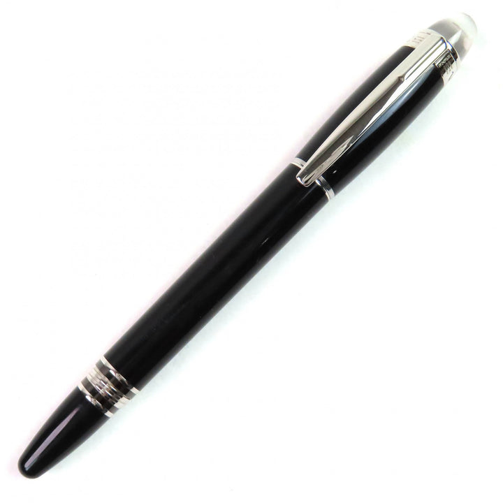 良品△MONTBLANC モンブラン スターウォーカー PIX ホワイトスター キャップ式 ボールペン ブラック シルバー ドイツ製 メンズ