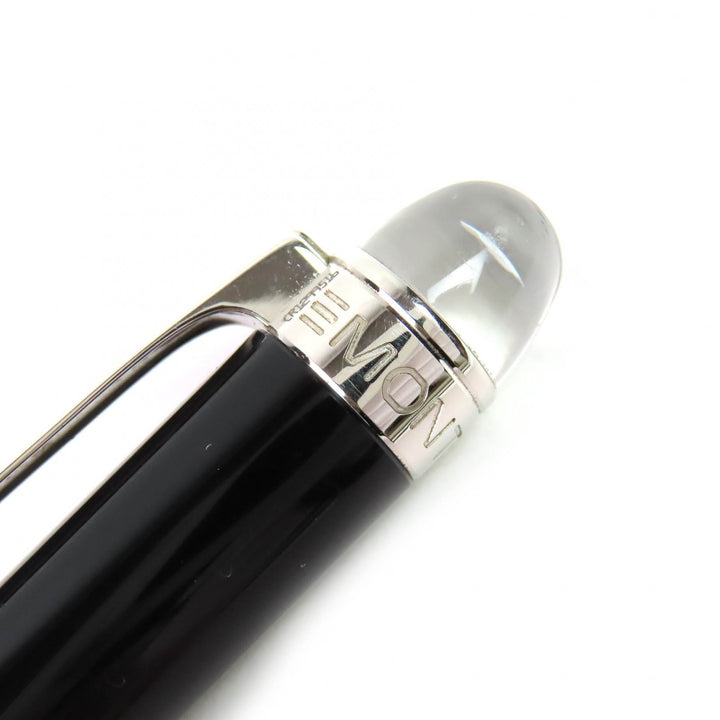 良品△MONTBLANC モンブラン スターウォーカー PIX ホワイトスター ツイスト式 ボールペン ブラック シルバー ドイツ製 筆記確認済み