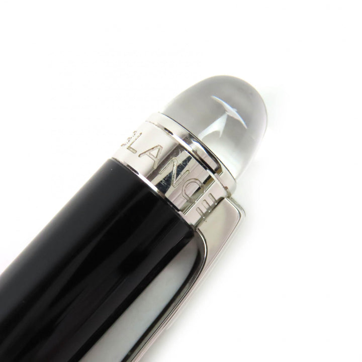 良品△MONTBLANC モンブラン スターウォーカー PIX ホワイトスター ツイスト式 ボールペン ブラック シルバー ドイツ製 筆記確認済み