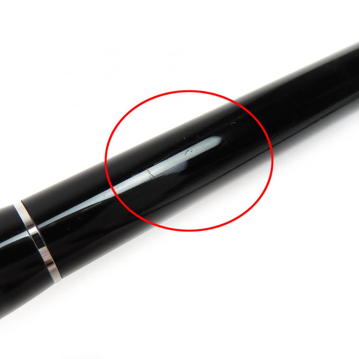 良品△MONTBLANC モンブラン スターウォーカー PIX ホワイトスター ツイスト式 ボールペン ブラック シルバー ドイツ製 筆記確認済み