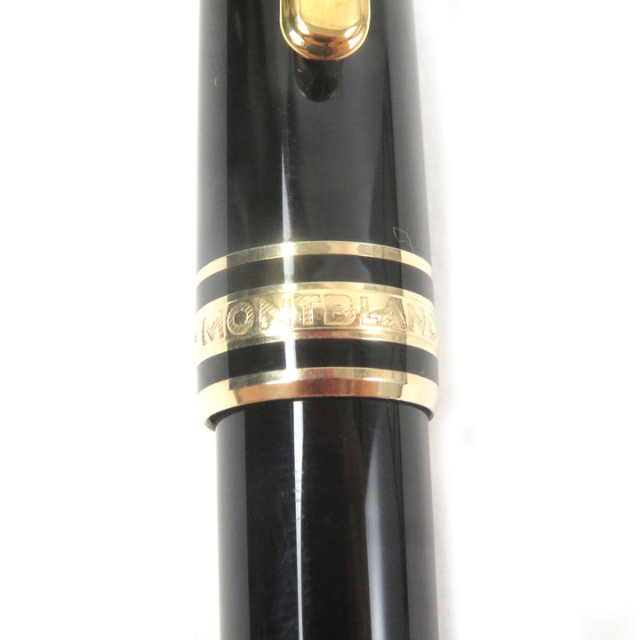 良品□MONTBLANC モンブラン マイスターシュテュック クラシック ツイスト式 ボールペン ブラック ゴールド ドイツ製 メンズ　筆記確認済