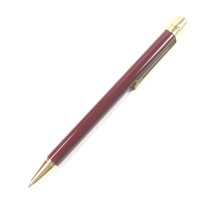 極美品□Cartier カルティエ サントス ドゥ カルティエ ラブ ツイスト式 ボールペン ボルドー ゴールド スイス製 メンズ 筆記確認済み