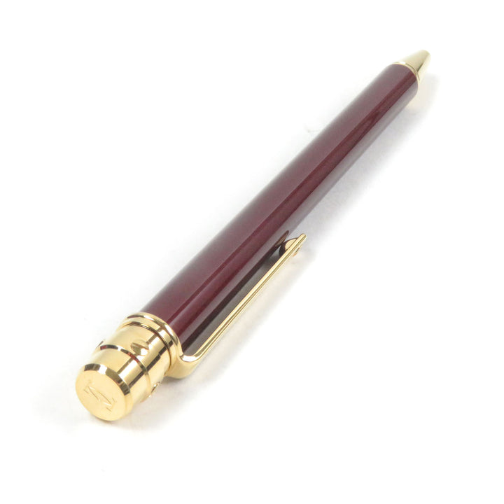 極美品□Cartier カルティエ サントス ドゥ カルティエ ラブ ツイスト式 ボールペン ボルドー ゴールド スイス製 メンズ 筆記確認済み
