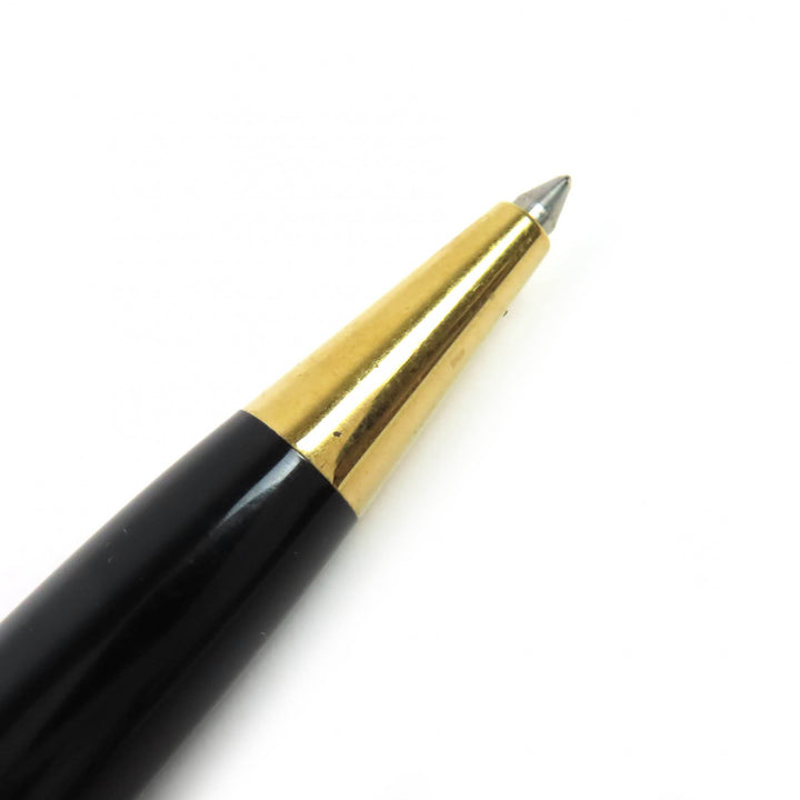 良品△MONTBLANC モンブラン マイスターシュテュック ホワイトスター ツイスト式 ボールペン ブラック ゴールド ドイツ製 メンズ