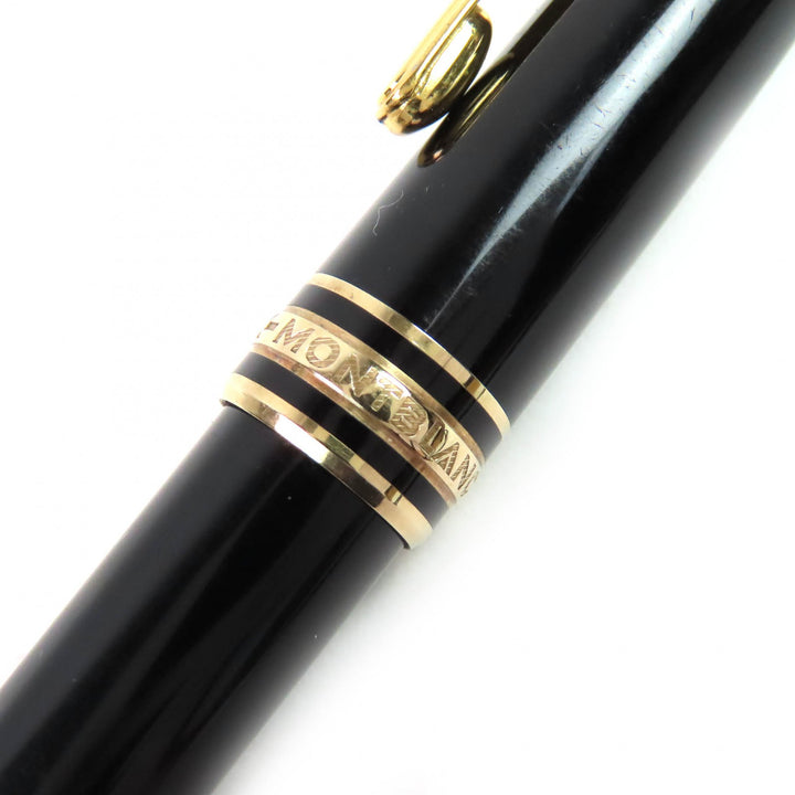 良品△MONTBLANC モンブラン マイスターシュテュック ホワイトスター ツイスト式 ボールペン ブラック ゴールド ドイツ製 メンズ