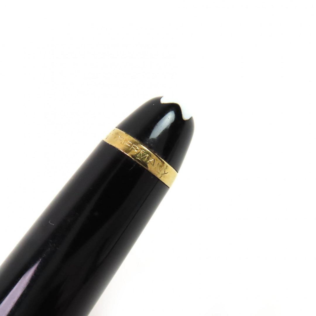 良品△MONTBLANC モンブラン マイスターシュテュック ホワイトスター ツイスト式 ボールペン ブラック ゴールド ドイツ製 メンズ