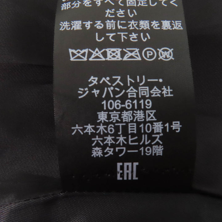 極美品☆COACH コーチ CX548 コットン ロゴボタン・ロゴ金具付 ロング丈 トレンチコート カーキ XS 正規品 レディース