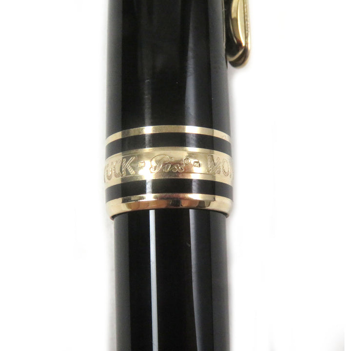 極美品□MONTBLANC モンブラン マイスターシュテュック クラシック ツイスト式 ボールペン ブラック ゴールド ドイツ製 筆記確認済み